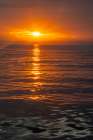 Ecuador-Galapagos National Park-Floreana Island. Ocean sunset. Coastal Print